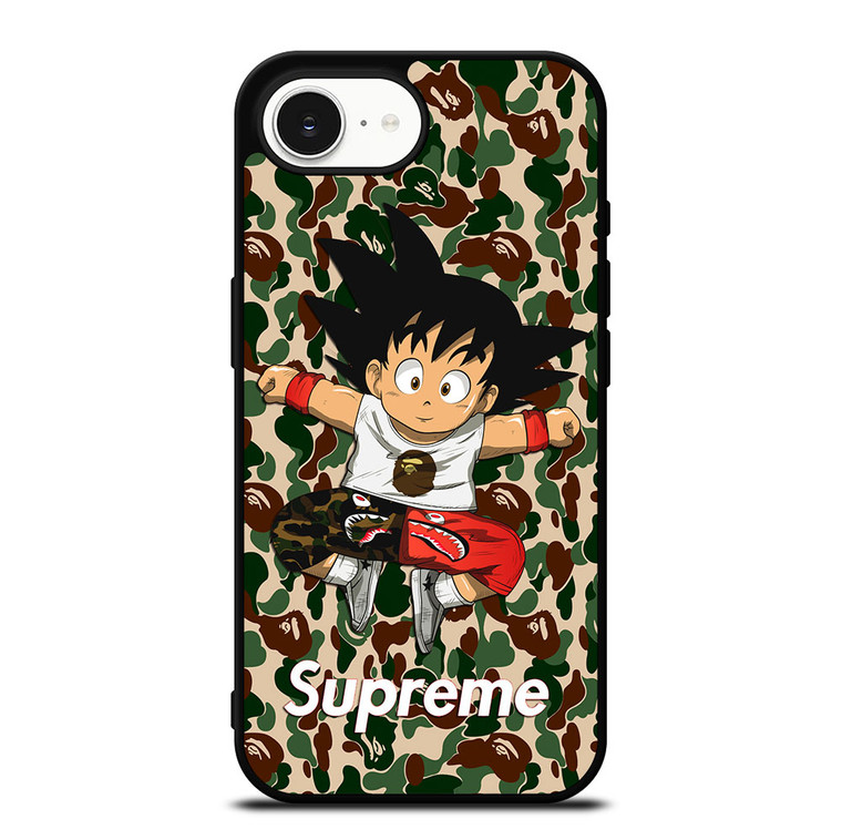 GOKU SUPREME BAPE SHARK CAMO iPhone 16e Case Cover