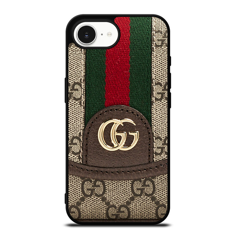 GUCCI LOGO BROWN BAG iPhone 16e Case Cover