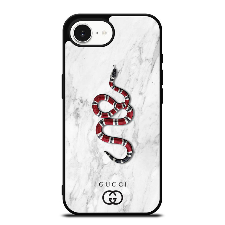 GUCCI LOGO SNAKE MARBLE iPhone 16e Case Cover