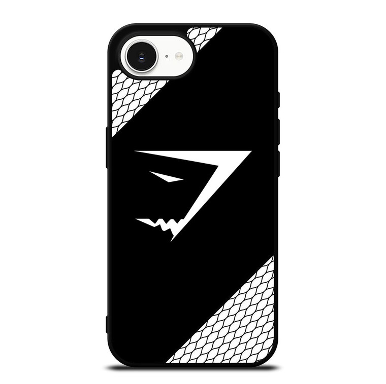 GYMSHARK WHITE CARBON LOGO iPhone 16e Case Cover