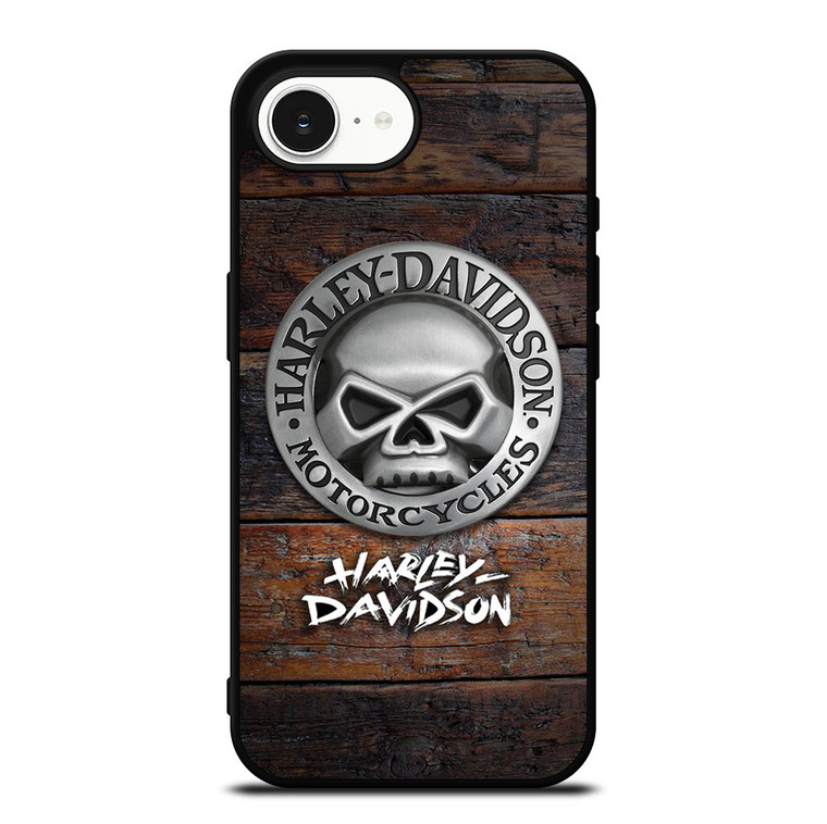 HARLEY DAVIDSON MOTORCYCLES COMPANY WOODEN LOGO iPhone 16e Case Cover