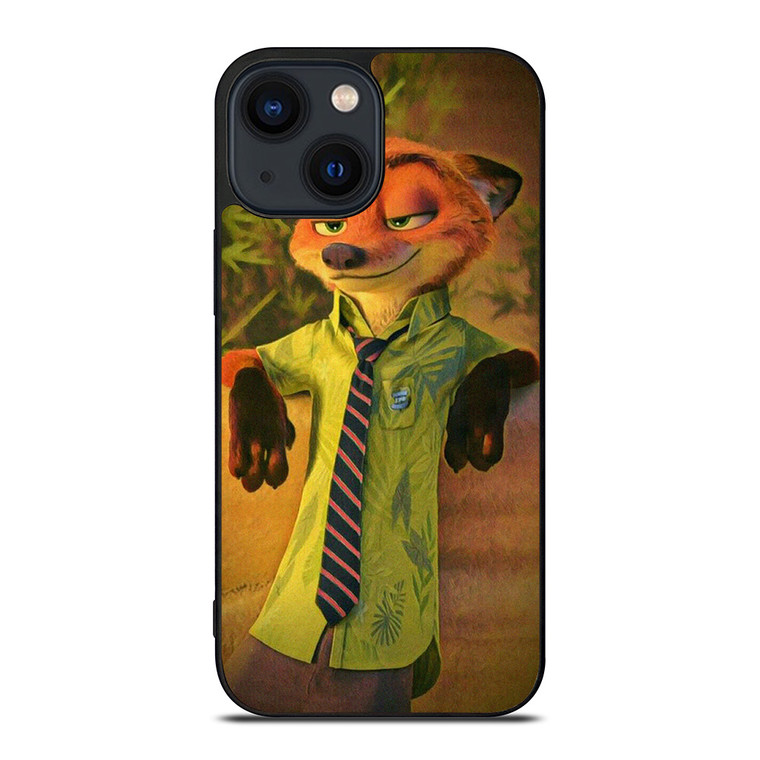 ZOOTOPIA NICK WILDE CARTOON  iPhone 14 Plus Case Cover