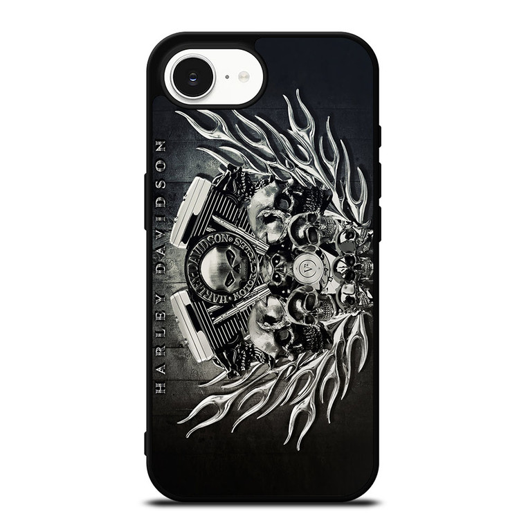 HARLEY DAVIDSON SKULL ENGINE iPhone 16e Case Cover