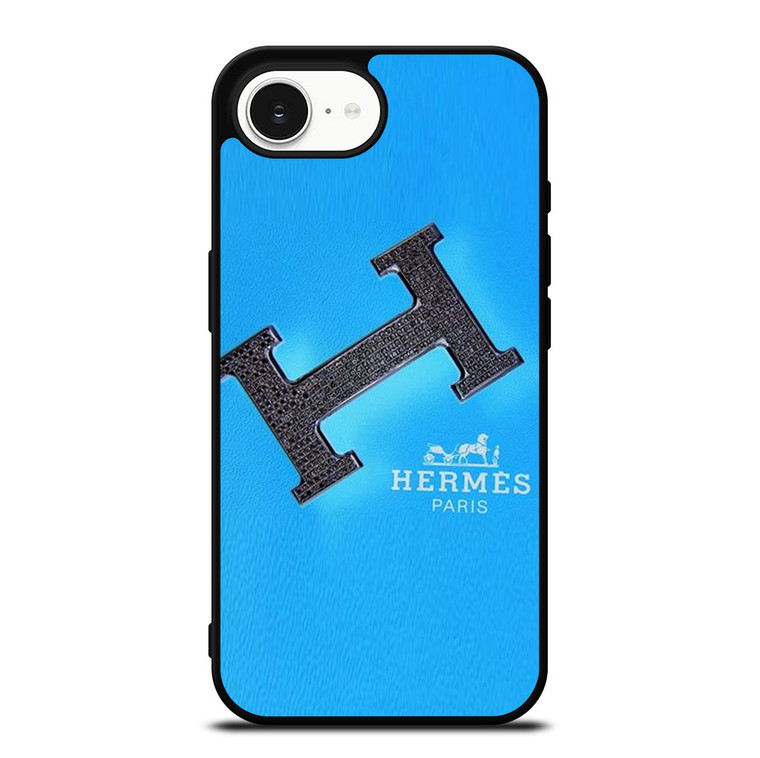 HERMES LOGO FASHION BLUE iPhone 16e Case Cover