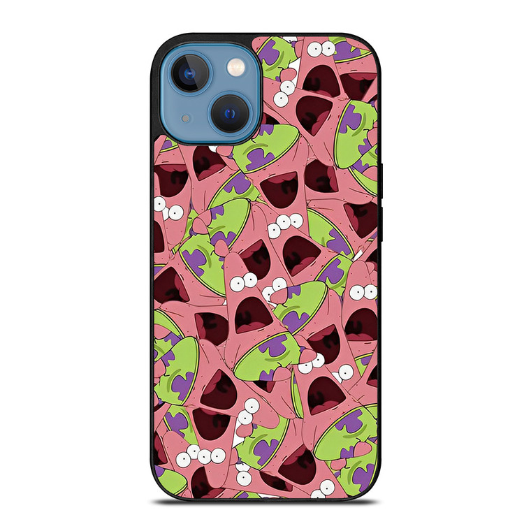 PATRICK STAR PATTERN iPhone 13 Case Cover PATRICK STAR PATTERN iPhone 13 Case Cover