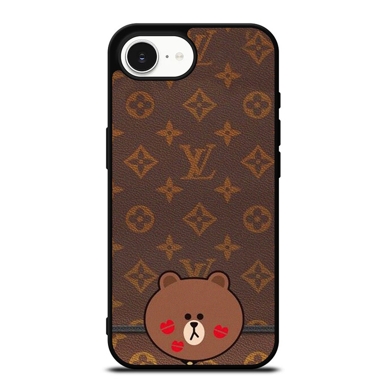 LOUIS VUITTON KISSED TEDDY BEAR iPhone 16e Case Cover