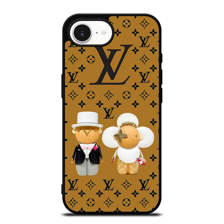 LOUIS VUITTON LV LOGO WOODEN DOLLS iPhone 16e Case Cover