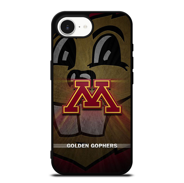 MINNESOTA GOLDEN GOPHERS METAL LOGO iPhone 16e Case Cover