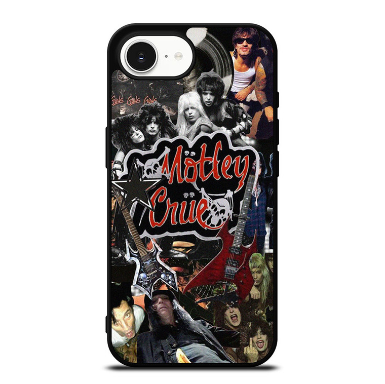 MOTLEY CRUE METAL BAND COLLAGE iPhone 16e Case Cover
