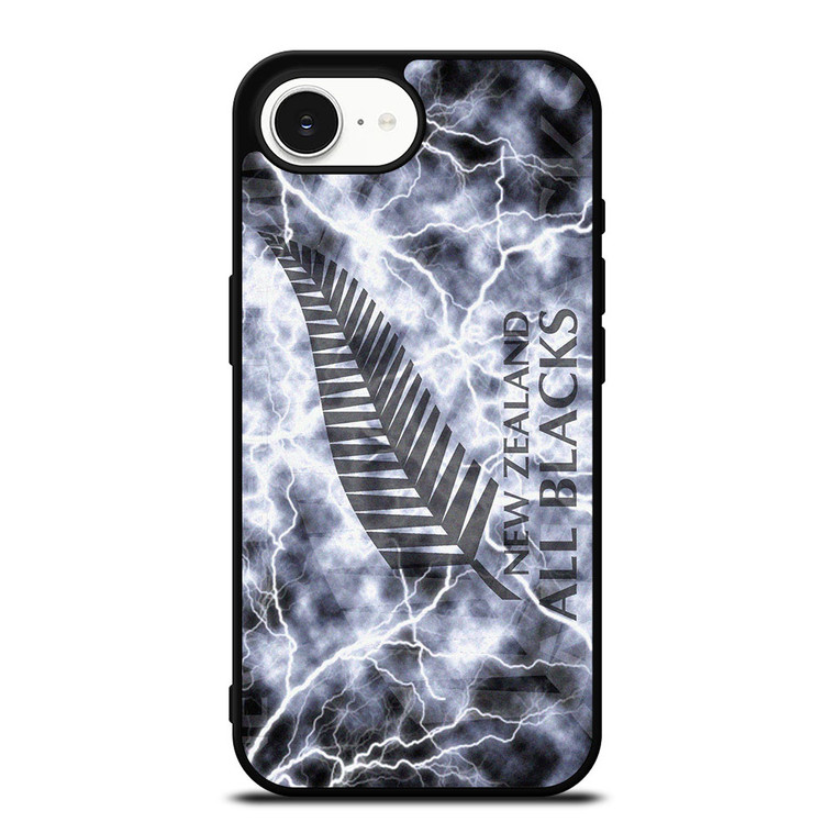 NEW ZEALAND ALL BLACK LIGHTNING LOGO iPhone 16e Case Cover