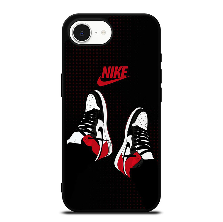 NIKE AIR JORDAN RETRO 1 RED iPhone 16e Case Cover NIKE AIR JORDAN RETRO 1 RED iPhone 16e Case Cover