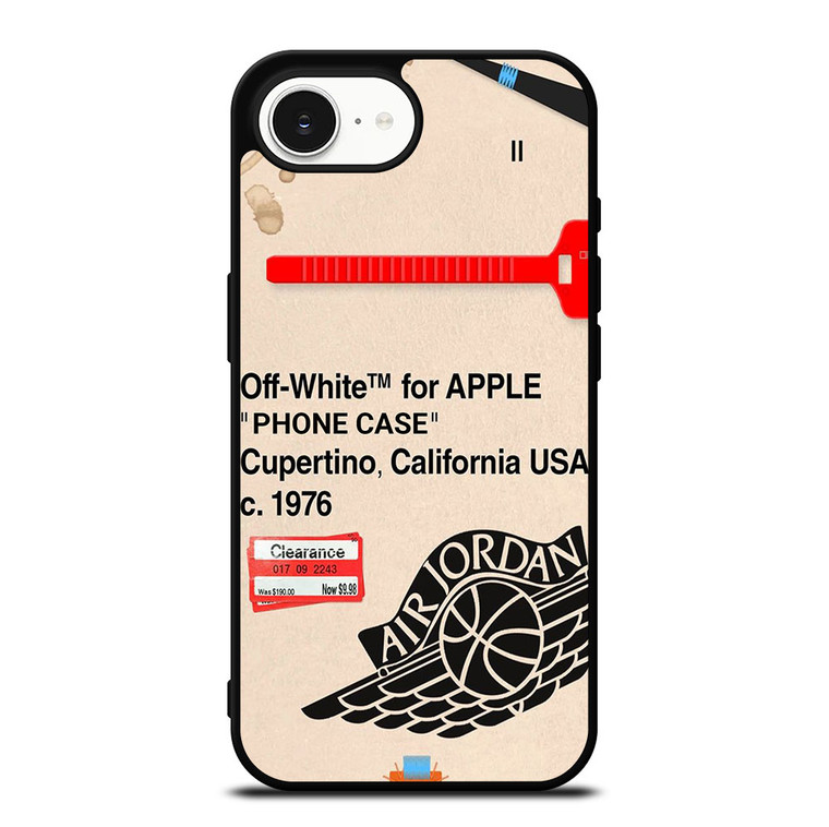OFF WHITE AIR JORDAN APPLE iPhone 16e Case Cover