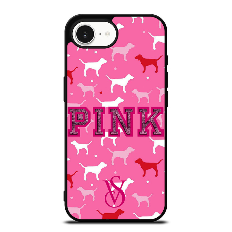 PINK DOG VICTORIA'S SECRET iPhone 16e Case Cover