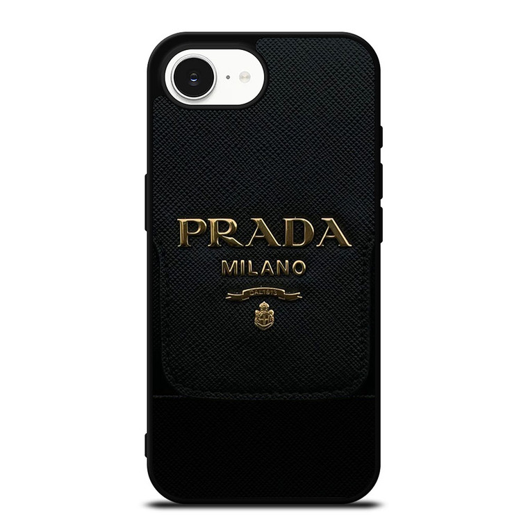 PRADA MILANO BLACK iPhone 16e Case Cover