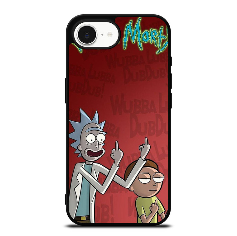 RICK AND MORTY MIDDLE FINGER iPhone 16e Case Cover