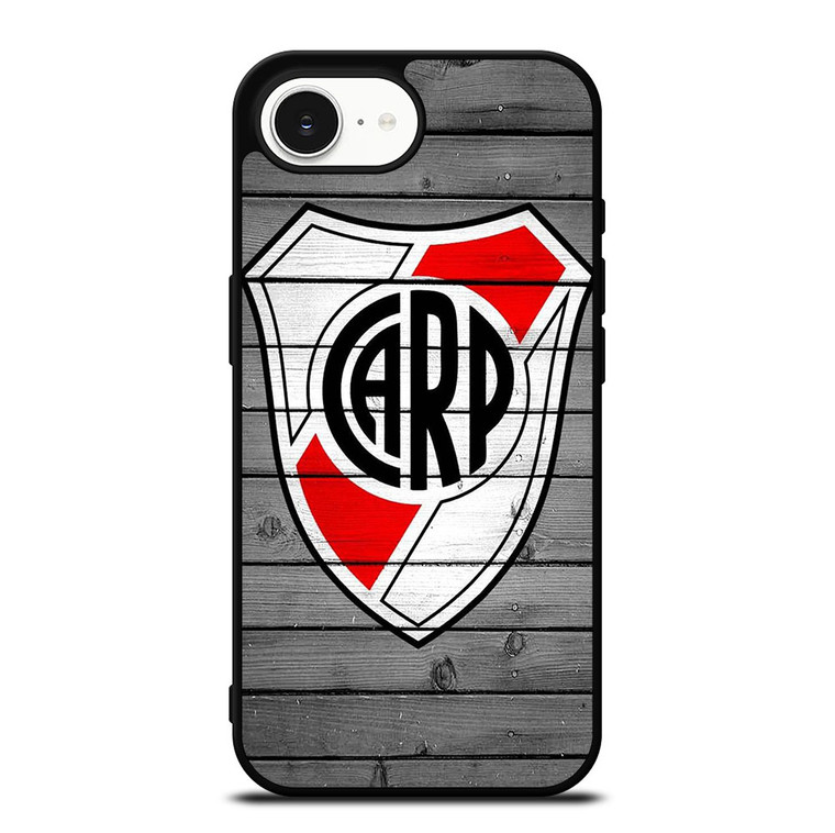 RIVER PLATE FOOTBALL WOOD LOGO iPhone 16e Case Cover