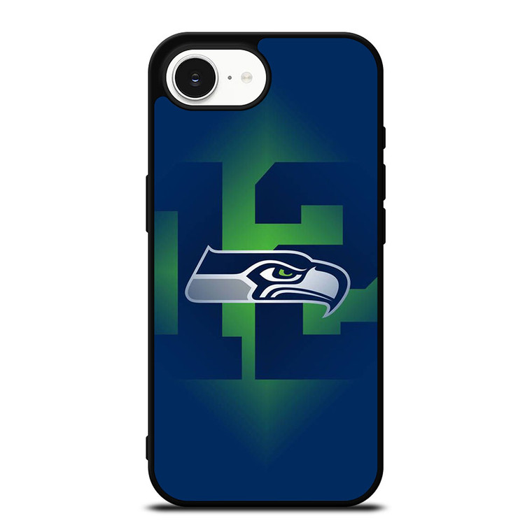SEATTLE SEAHAWKS TWELVE MAN LOGO iPhone 16e Case Cover
