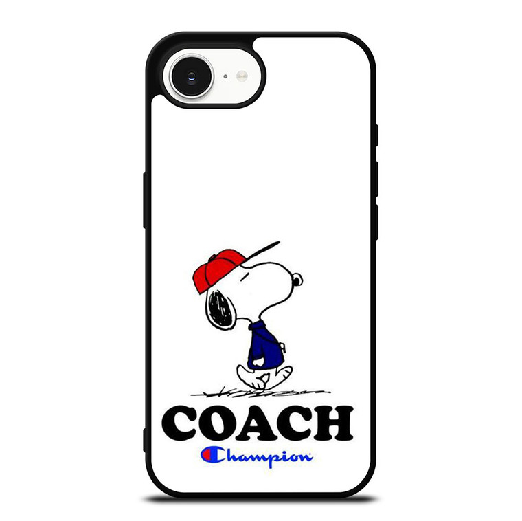 SNOOPY COACH CHAMPION LOGO iPhone 16e Case Cover