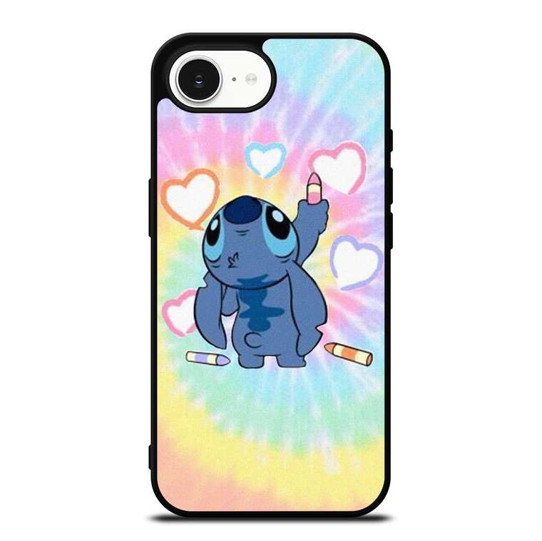 STITCH CARTOON TIE DYE PATTERN iPhone 16e Case Cover