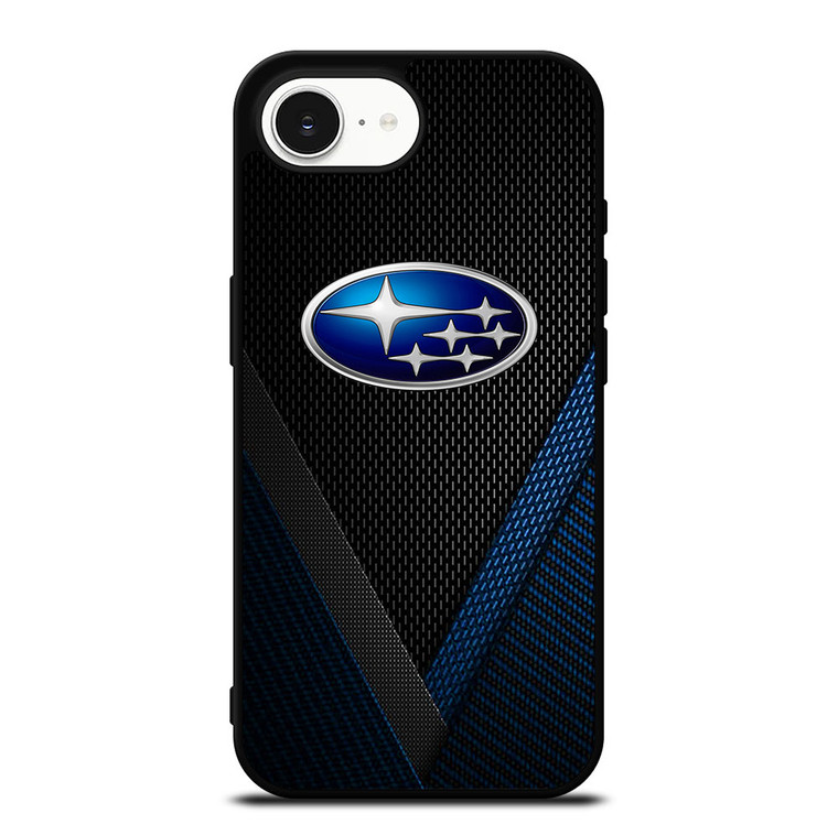 SUBARU BLUE CARBON EMBLEM iPhone 16e Case Cover
