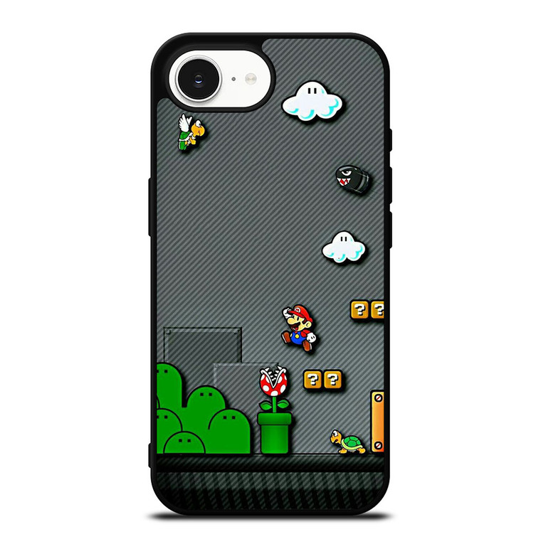 SUPER MARIO BROS CARBON GAMES iPhone 16e Case Cover