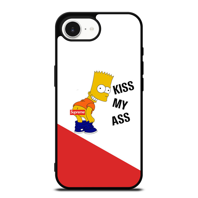 SUPREME BART SIMPSON KISS MY ASS iPhone 16e Case Cover