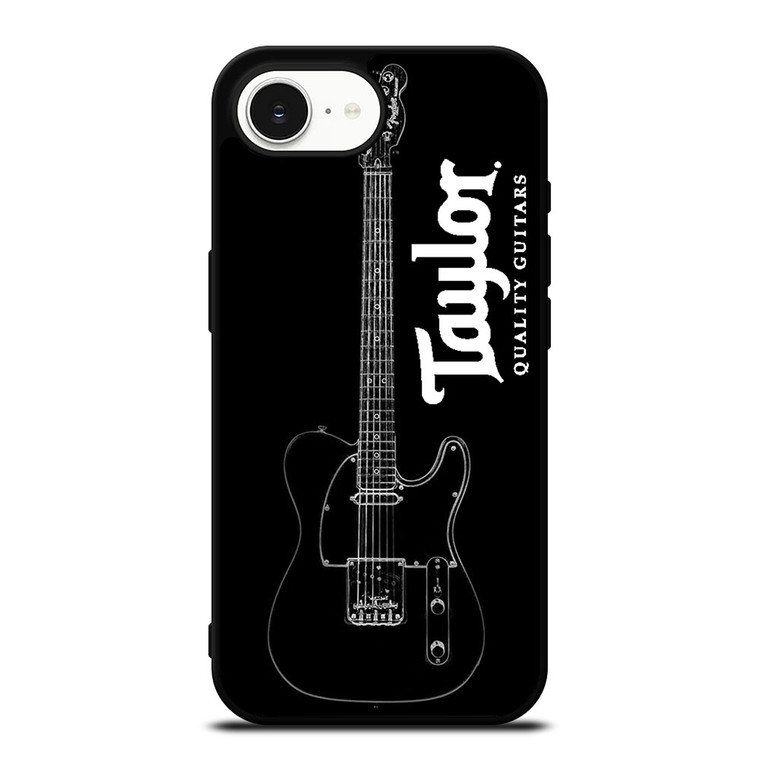 TAYLOR GUITARS BLACK LOGO iPhone 16e Case Cover