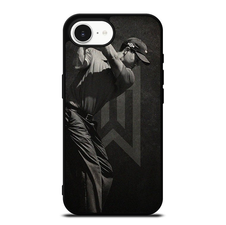 TIGER WOODS GOLF BLACK WHITE iPhone 16e Case Cover