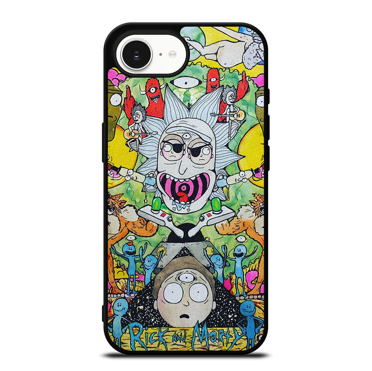 TRIPPY RICK AND MORTY iPhone 16e Case Cover