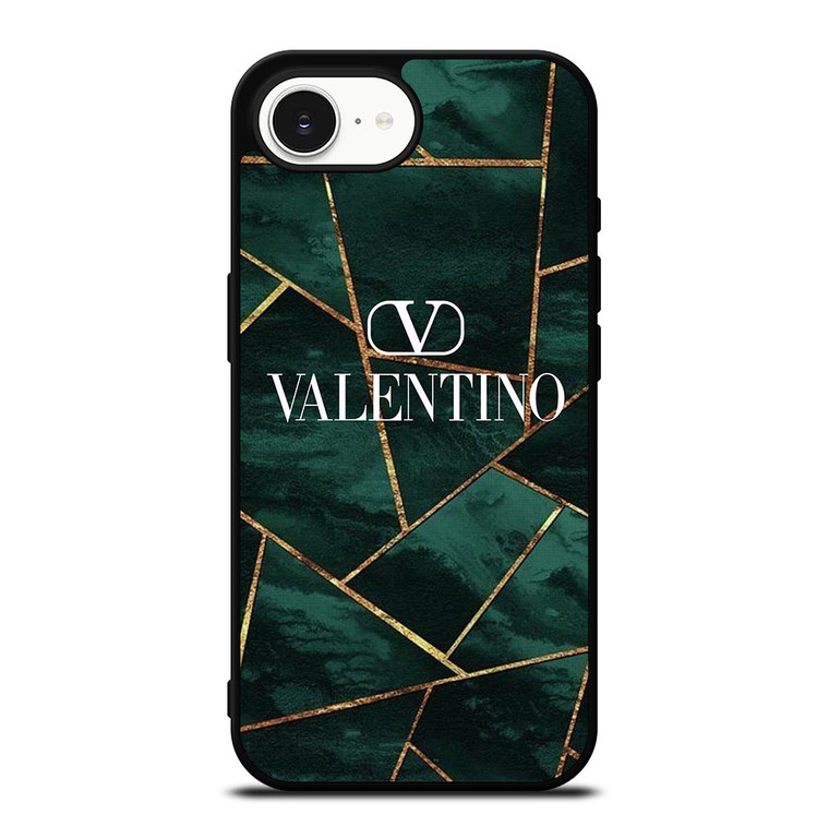 VALENTINO LOGO GREEN MARBLE iPhone 16e Case Cover VALENTINO LOGO GREEN MARBLE iPhone 16e Case Cover