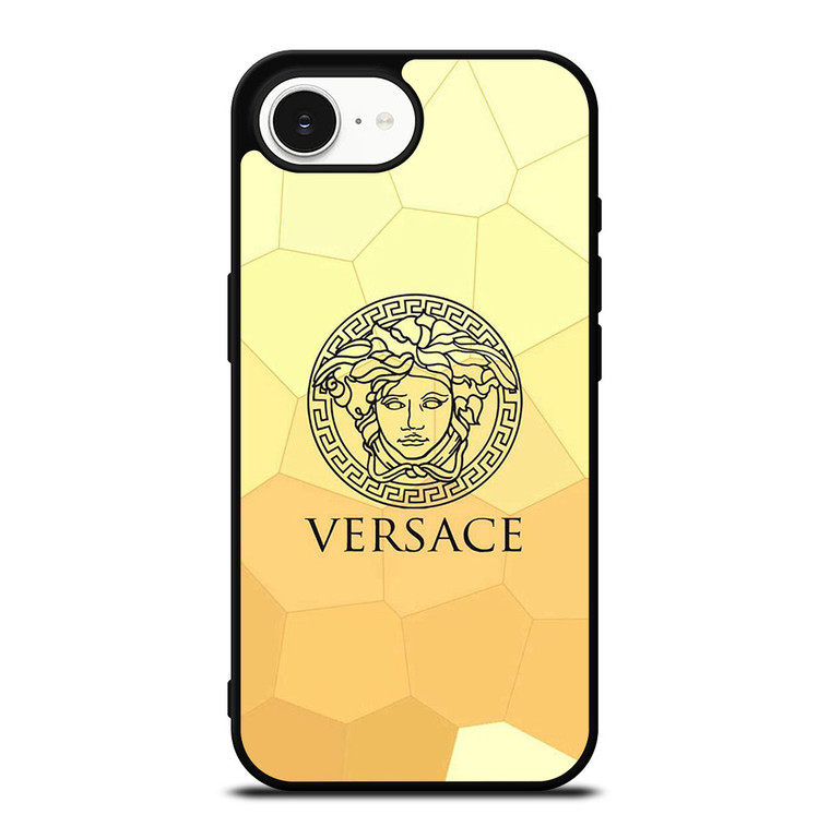 VERSACE LOGO GOLDEN MOZAIK iPhone 16e Case Cover VERSACE LOGO GOLDEN MOZAIK iPhone 16e Case Cover