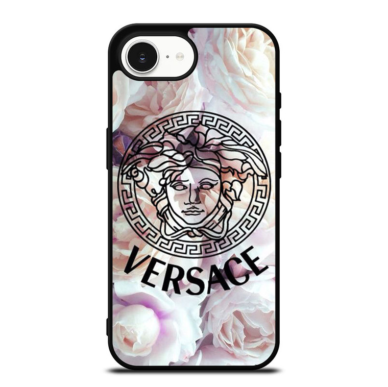 VERSACE LOGO ICON WHITE ROSE iPhone 16e Case Cover VERSACE LOGO ICON WHITE ROSE iPhone 16e Case Cover