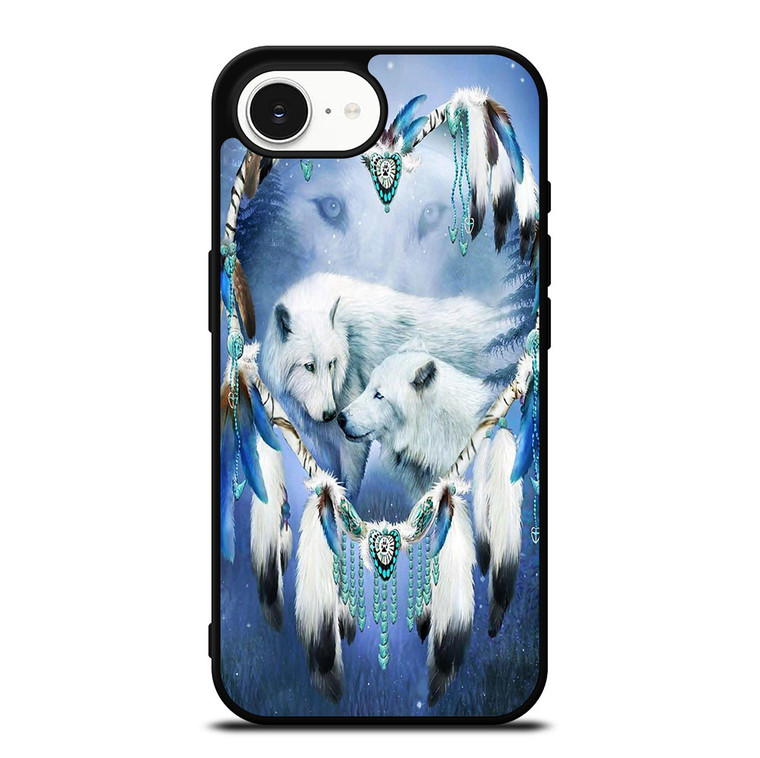 WHITE WOLF DREAMCATCHER iPhone 16e Case Cover WHITE WOLF DREAMCATCHER iPhone 16e Case Cover