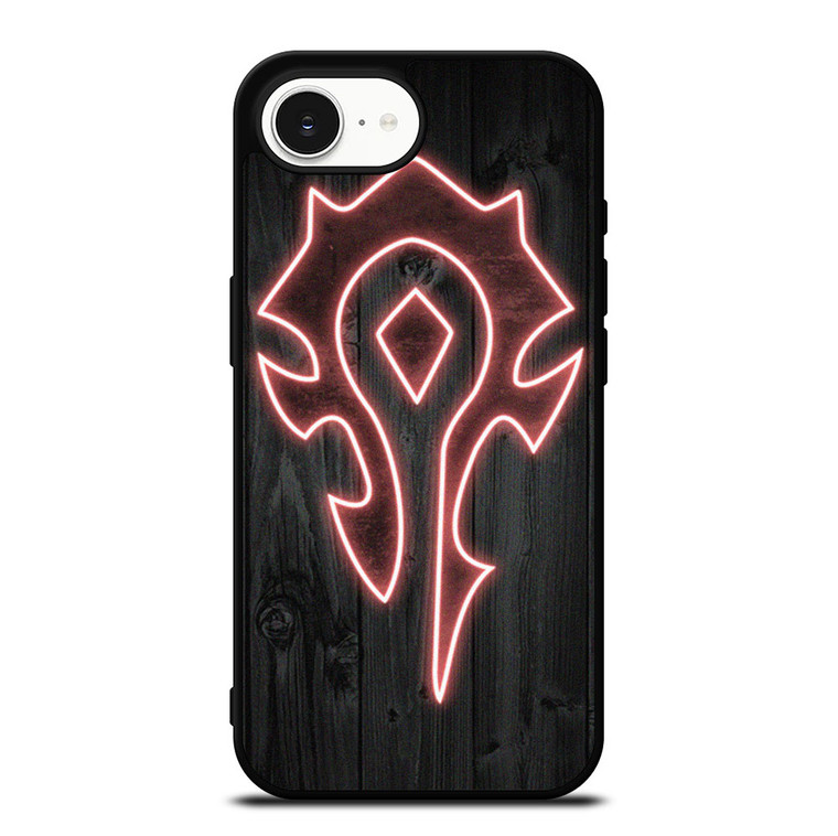 WORLD OF WARCRAFT HORDE WOOD LOGO iPhone 16e Case Cover WORLD OF WARCRAFT HORDE WOOD LOGO iPhone 16e Case Cover