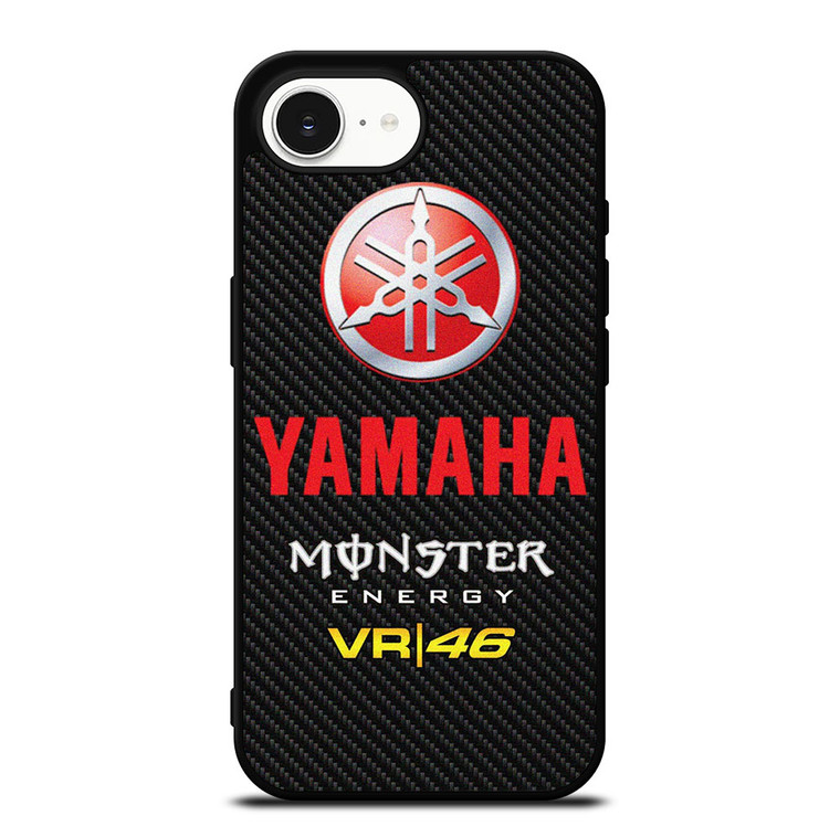 YAMAHA RACING VR46 CARBON LOGO iPhone 16e Case Cover YAMAHA RACING VR46 CARBON LOGO iPhone 16e Case Cover