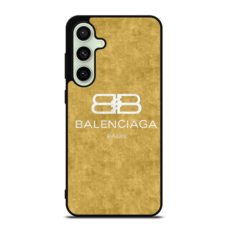 BALENCIAGA PARIS LOGO GOLDEN ICON Samsung Galaxy S24 FE Case Cover