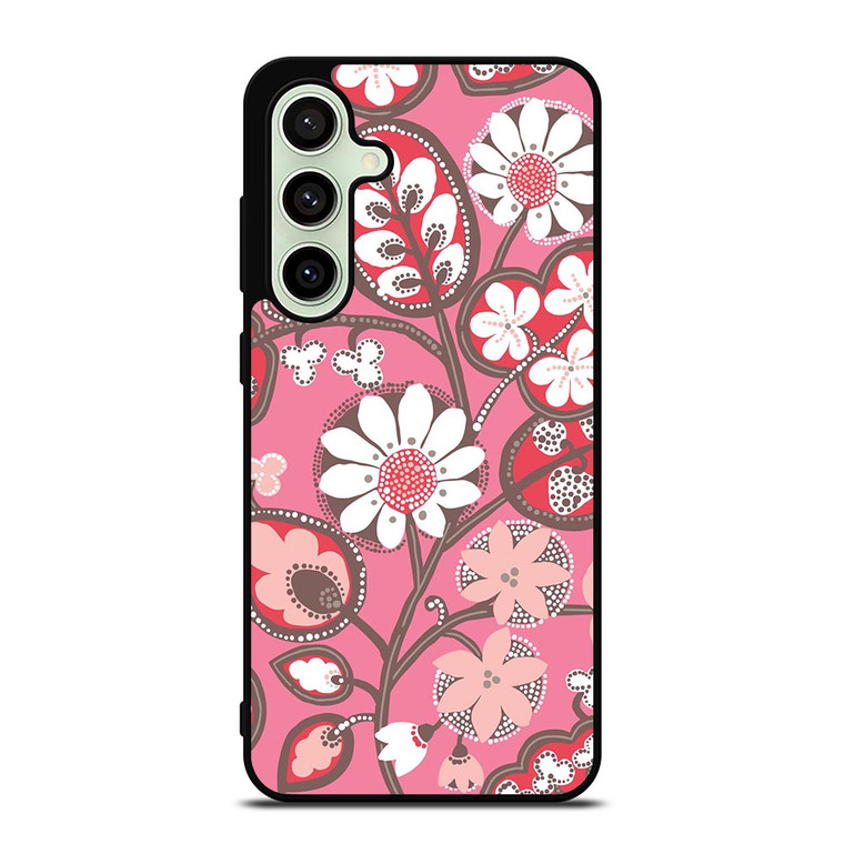 BLUSH PINK VERA BRADLEY PRINT Samsung Galaxy S24 FE Case Cover