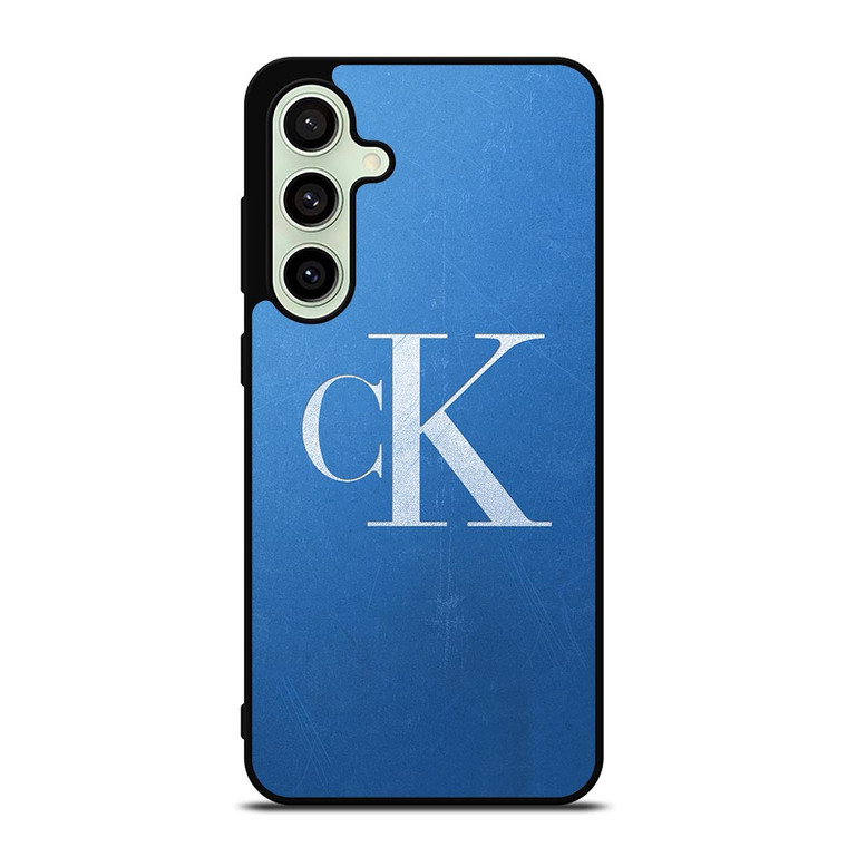 CALVIN KLEIN CK LOGO BLUE Samsung Galaxy S24 FE Case Cover