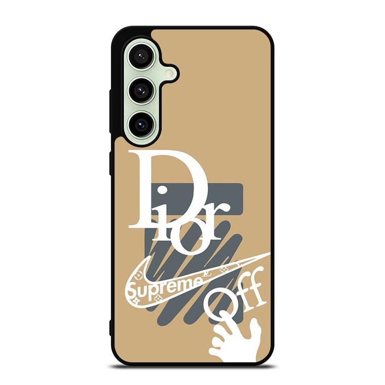 DIOR NIKE SUPREME OFF WHITE LOGO Samsung Galaxy S24 FE Case Cover DIOR NIKE SUPREME OFF WHITE LOGO Samsung Galaxy S24 FE Case Cover