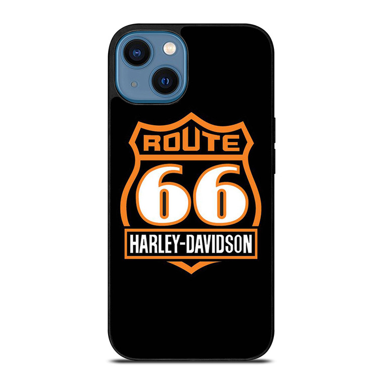 HARLEY DAVIDSON ROUTE 66 SIGN  iPhone 14 Case Cover
