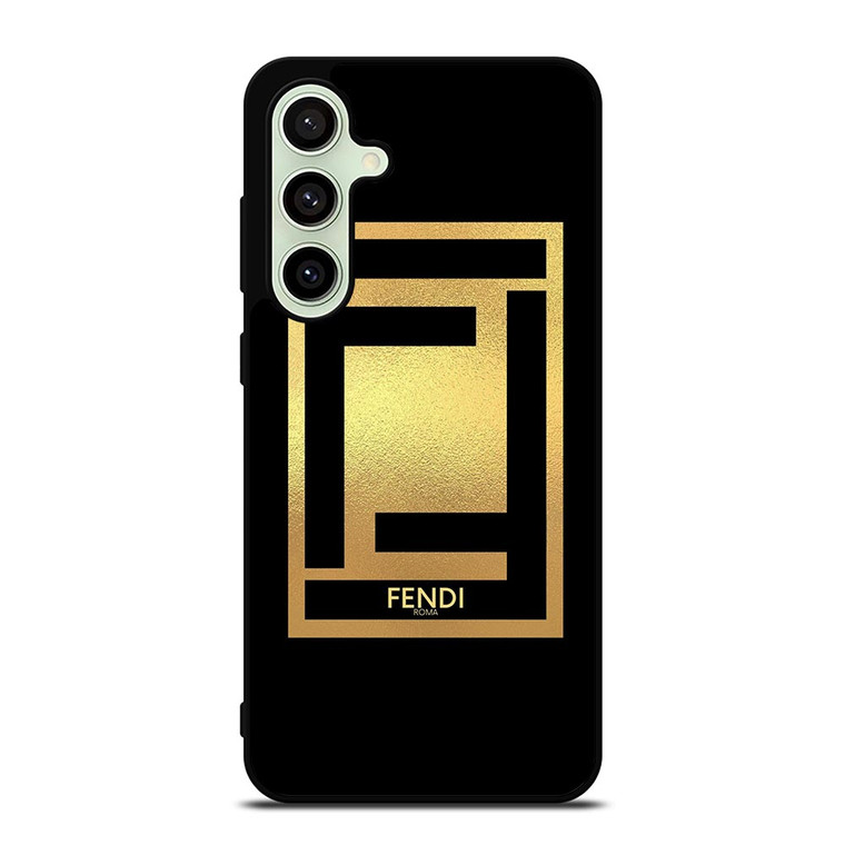 FENDI ROMA LOGO GOLD Samsung Galaxy S24 FE Case Cover FENDI ROMA LOGO GOLD Samsung Galaxy S24 FE Case Cover