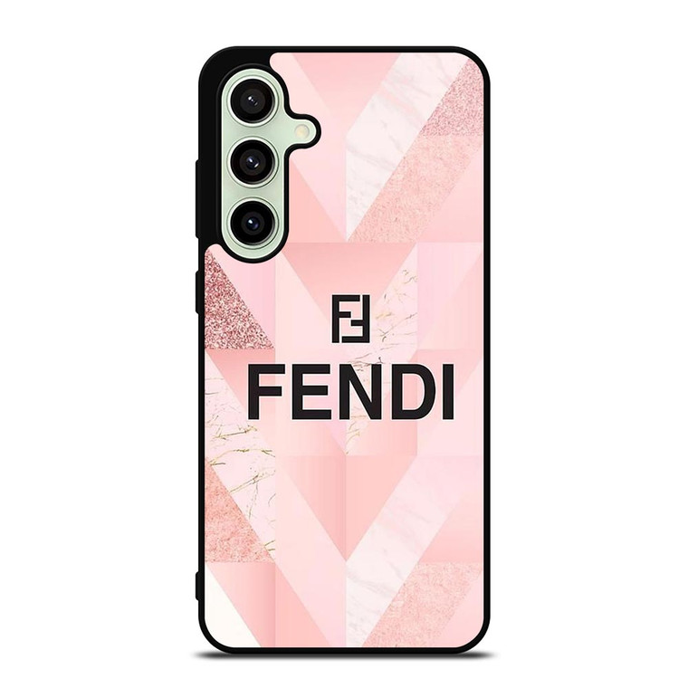 FENDI ROMA PINK TAPESTRY LOGO Samsung Galaxy S24 FE Case Cover FENDI ROMA PINK TAPESTRY LOGO Samsung Galaxy S24 FE Case Cover