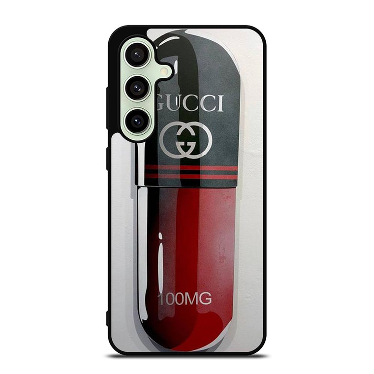 GUCCI LOGO 100 MG DRUGS ICON Samsung Galaxy S24 FE Case Cover GUCCI LOGO 100 MG DRUGS ICON Samsung Galaxy S24 FE Case Cover