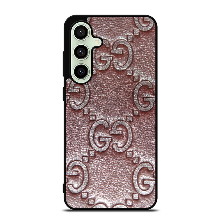 GUCCI LOGO LEATHER ICON Samsung Galaxy S24 FE Case Cover GUCCI LOGO LEATHER ICON Samsung Galaxy S24 FE Case Cover