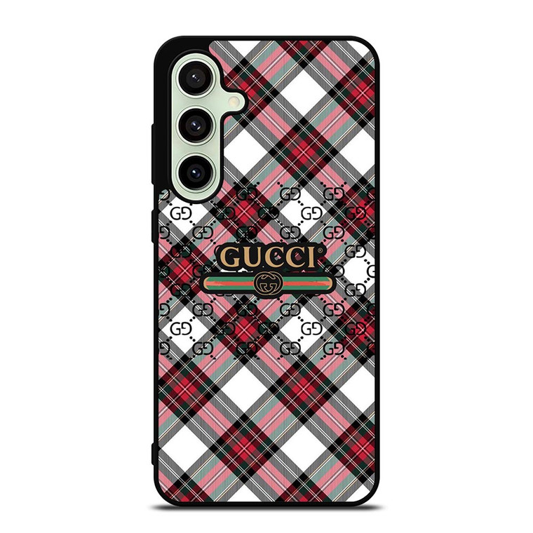 GUCCI LOGO PATTERN ICON Samsung Galaxy S24 FE Case Cover
