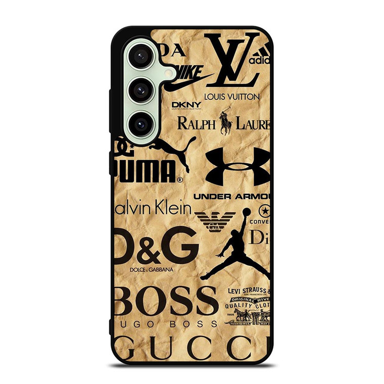 GUCCI NIKE VERSACE LOUIS VUITTON LV DIOR GOLDEN LOGO Samsung Galaxy S24 FE Case Cover