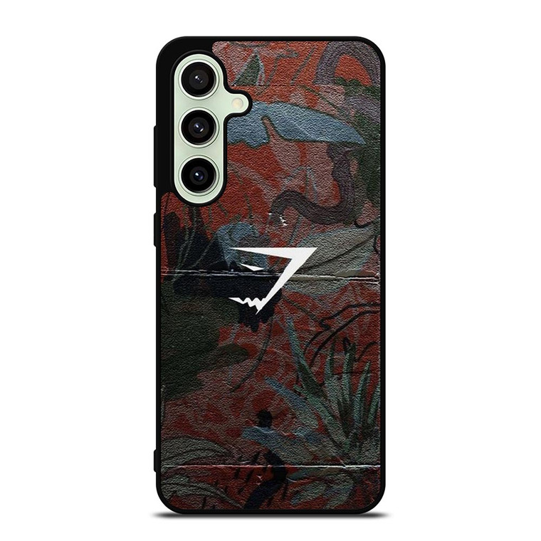 GYMSHARK FLORAL LEATHER Samsung Galaxy S24 FE Case Cover