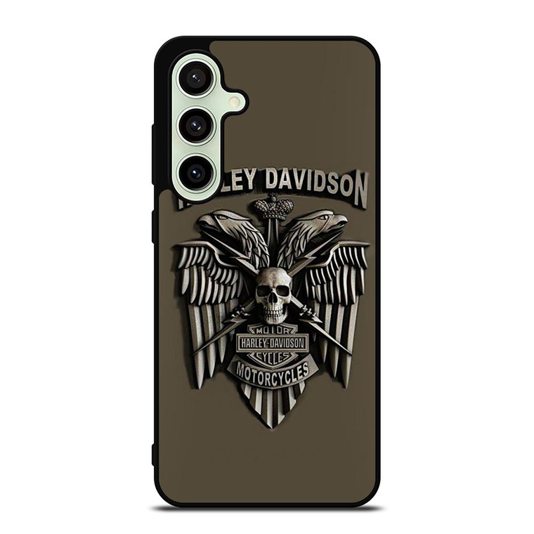 HARLEY DAVIDSON MOTORCYCLES LOGO METAL Samsung Galaxy S24 FE Case Cover HARLEY DAVIDSON MOTORCYCLES LOGO METAL Samsung Galaxy S24 FE Case Cover