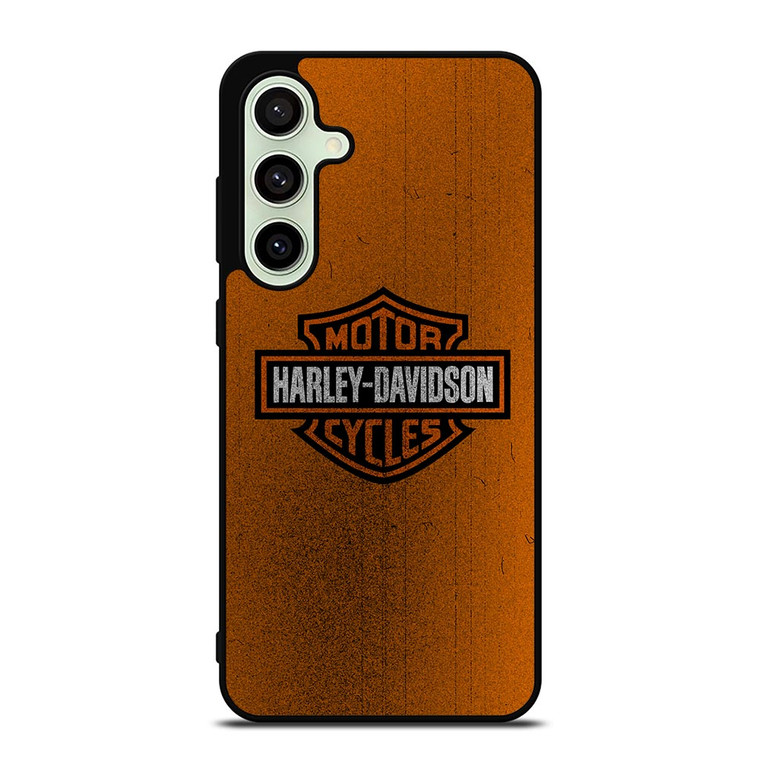 HARLEY DAVIDSON ORANGE NOISED Samsung Galaxy S24 FE Case Cover HARLEY DAVIDSON ORANGE NOISED Samsung Galaxy S24 FE Case Cover