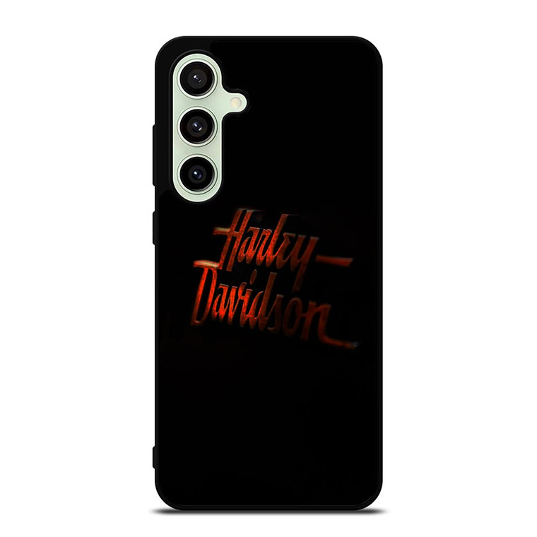 HARLEY DAVIDSON RED GLOW LOGO Samsung Galaxy S24 FE Case Cover HARLEY DAVIDSON RED GLOW LOGO Samsung Galaxy S24 FE Case Cover